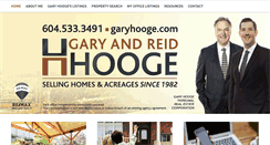 Desktop Screenshot of garyhooge.com